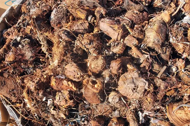 Copper meet ball scrap
